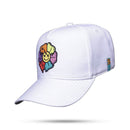 Boné Snapback Branco Smile Flowers