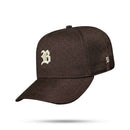 Boné Snapback Marrom Basic Off White