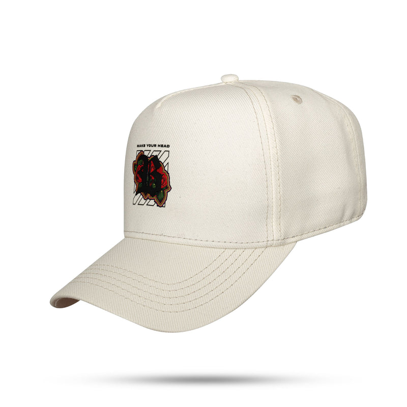 Boné Snapback Off White Flowers Make Your Head