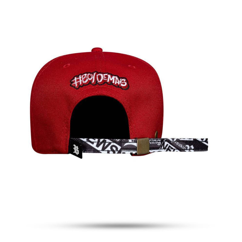 Boné Strapback Red Sublimated Boy Demais