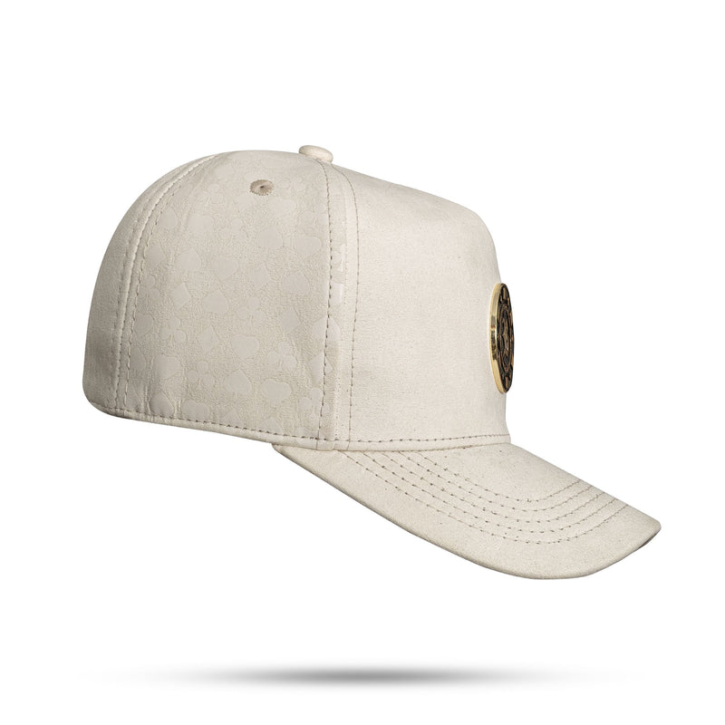 Boné Snapback Suede Off White All In Gold Edition