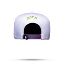 Boné Snapback Branco Smile Flowers