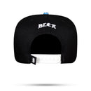 Boné Snapback Preto Contra Aba BLCK / KIT Pai & Filho (Dia dos Pais)