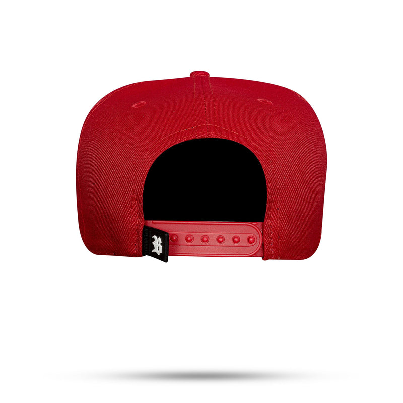 Boné Snapback Vermelho Chrome
