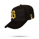 Boné Snapback Suede Preto Wave