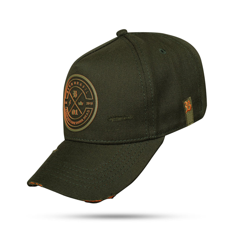 Boné Snapback Verde Zero Um Destroyer