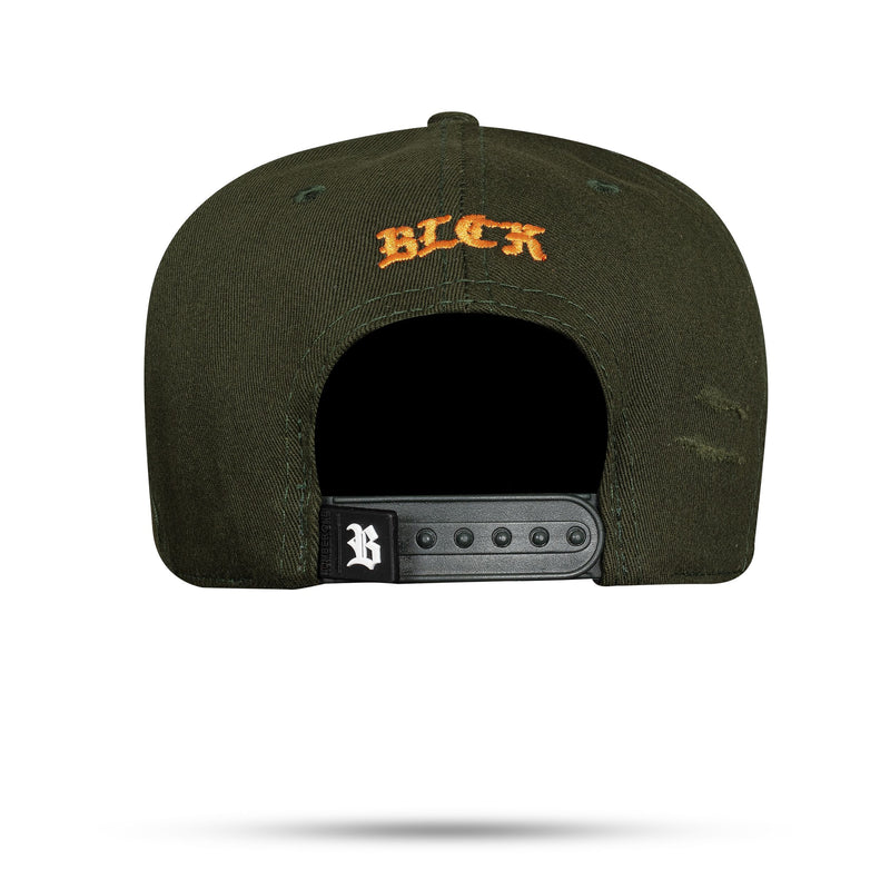 Boné Snapback Verde Zero Um Destroyer