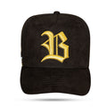 Boné Snapback Suede Preto Wave