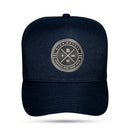 Boné Snapback Azul Marinho Trend Branco