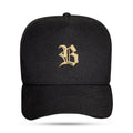 Boné Snapback Preto Metal Wings Gold