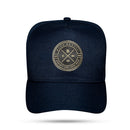 Boné Snapback Azul Marinho Trend Amarelo