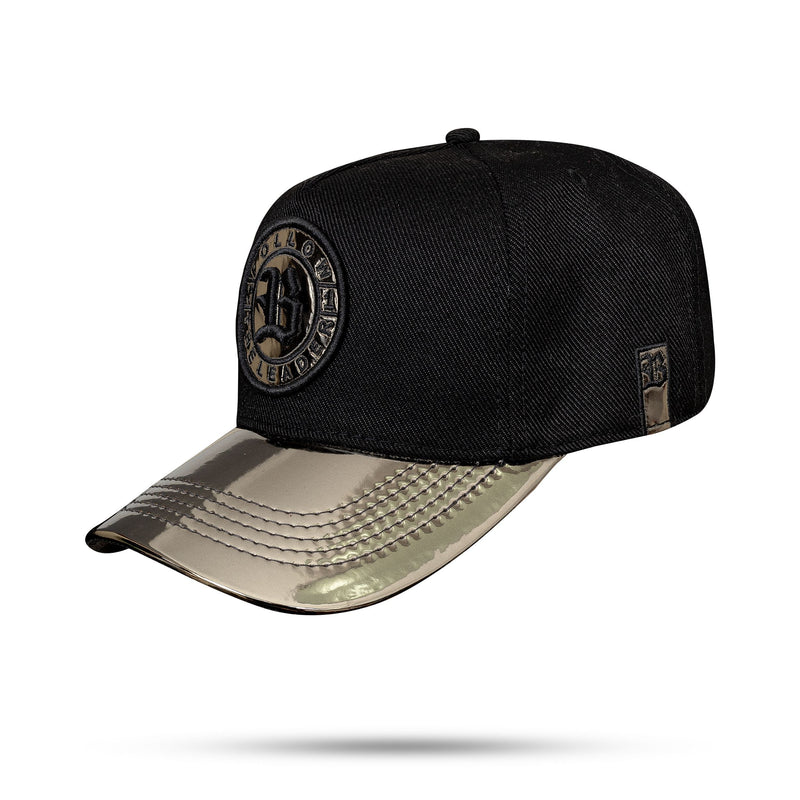 Boné Snapback Preto Follow Reflex Chumbo