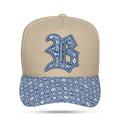 Boné Strapback Bege Jeans New Identity