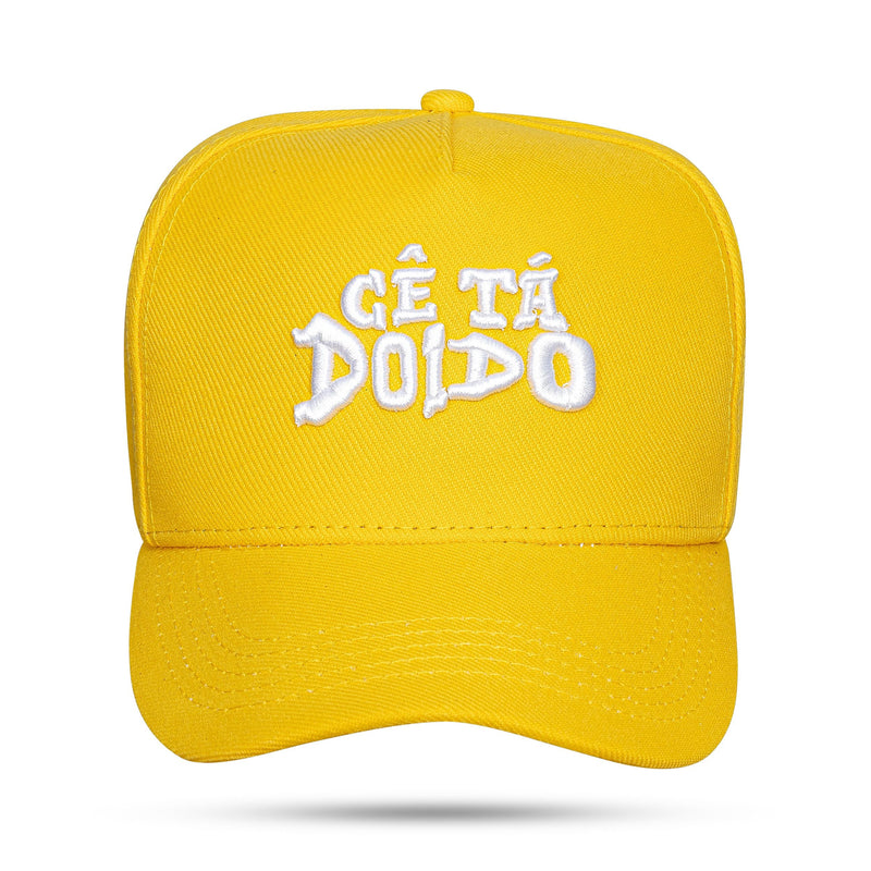 Boné Snapback Amarelo Cê Tá Doido Festival - Blck Brasil