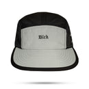 Boné Five Panel Strapback Preto Osaka Cinza