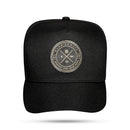 Boné Snapback Preto Trend Amarelo