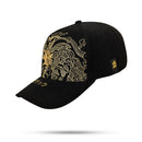 Boné Snapback Nobuck Black Koi Metal Gold - Limited Edition
