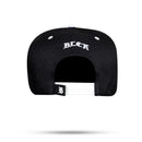 Boné Snapback Preto e Branco Snake