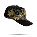 Boné Snapback Nobuck Black Koi Metal Gold - Limited Edition