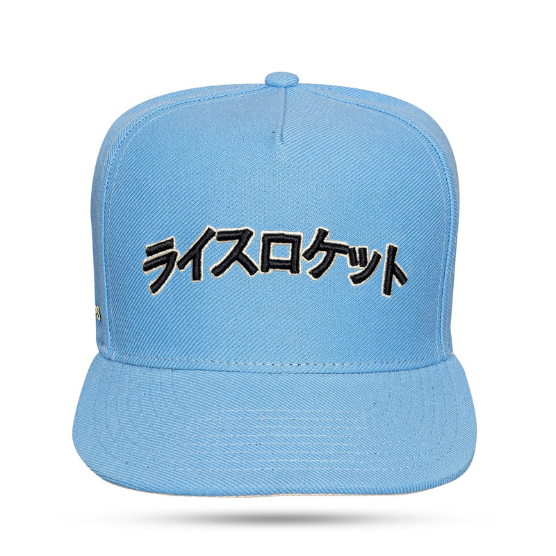 Boné Snapback Azul Kanji Rice Rockets
