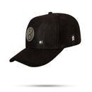 Boné Snapback Suede Preto Yin-Yang
