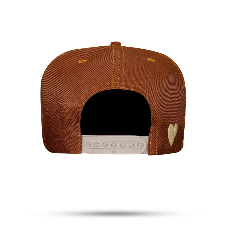 Boné Snapback Marrom I Love My Caps Aba Reta