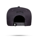 Boné Snapback Cinza Vibe Preto Aba Couro