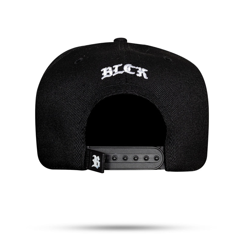 Boné Snapback Preto Hex Shine Chumbo