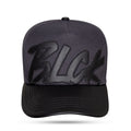 Boné Snapback Cinza Vibe Preto Aba Couro
