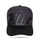 Boné Snapback Cinza Vibe Preto Aba Couro