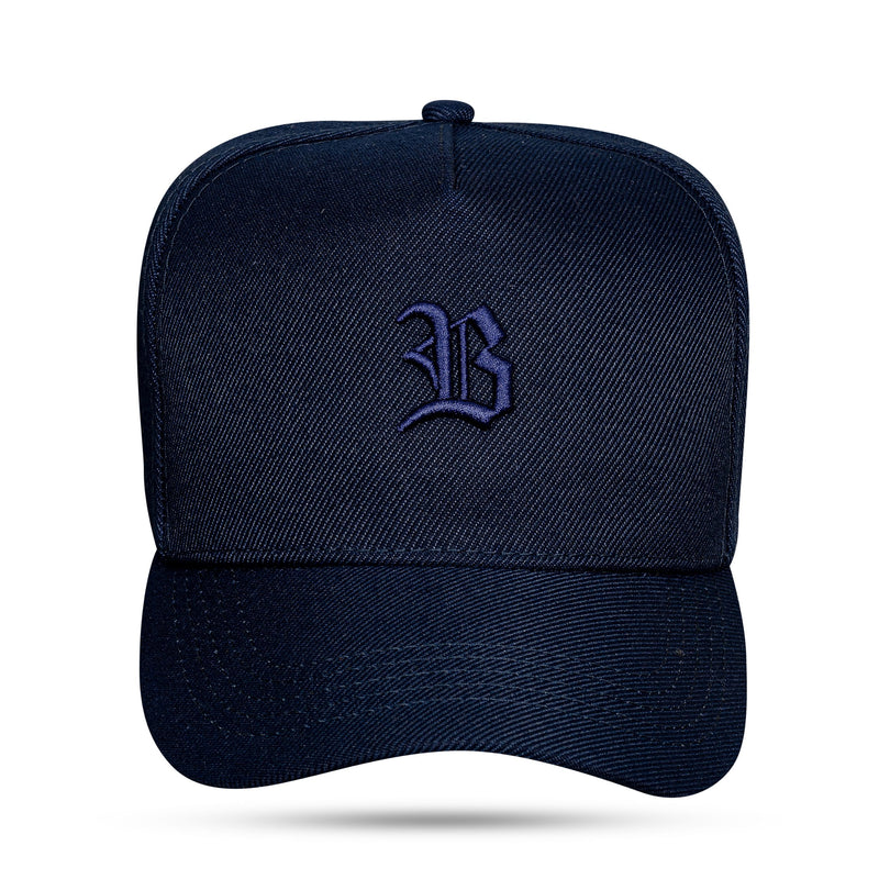 Boné Azul Marinho Snapback Basic