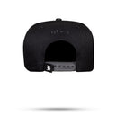 Boné Snapback All Black Vibe Aba Couro