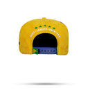 Boné Legendários Suede Amarelo Brasil