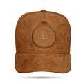 Boné Snapback Suede Marrom Headwear Company