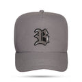 Boné Snapback Cinza Chrome
