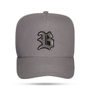 Boné Snapback Cinza Chrome