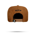 Boné Snapback Suede Marrom Follow Zig Zag