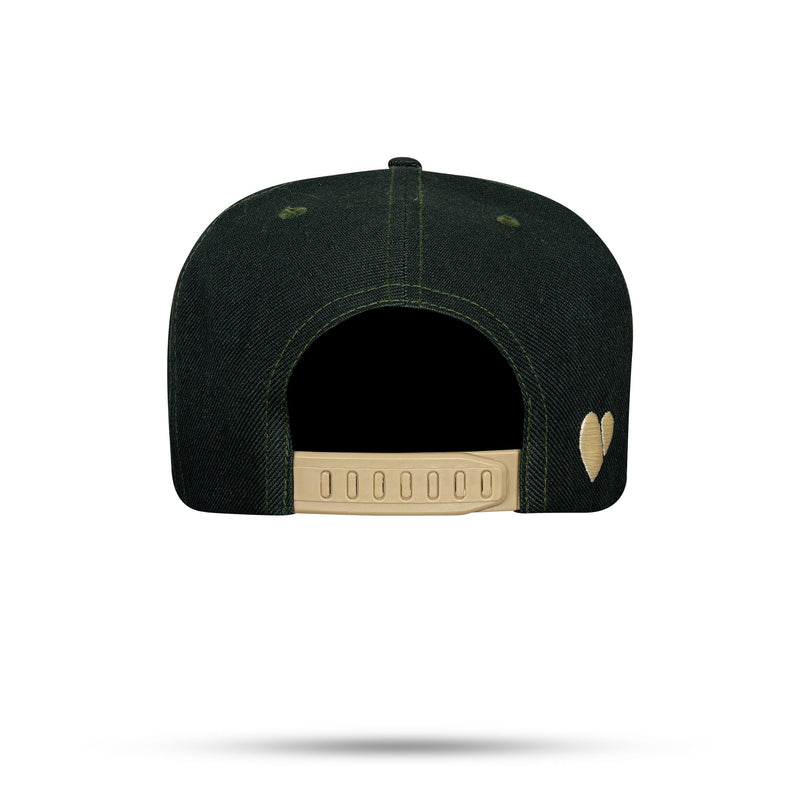 Boné Snapback Verde Musgo I Love My Caps Aba Reta