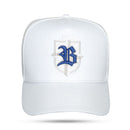 Boné Snapback Branco Brasil Brasão 🇧🇷