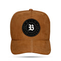 Boné Snapback Suede Marrom Follow Zig Zag