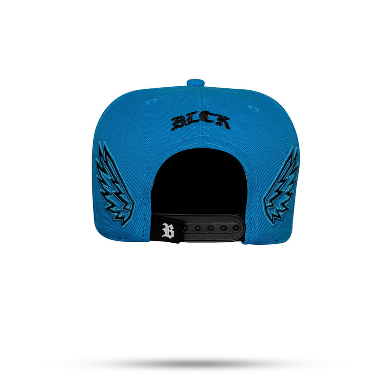 Boné Kids Snapback Azul Celeste Wings 2.0