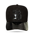Boné Snapback Preto Suede New Wings Piano