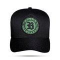 Boné Snapback Preto Logo Suede Follow Verde Bandeira