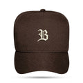 Boné Snapback Marrom Basic Off White