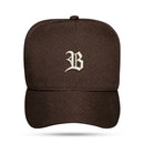 Boné Snapback Marrom Basic Off White