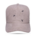 Boné Snapback Contour Suede Cinza Claro