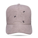 Boné Snapback Contour Suede Cinza Claro