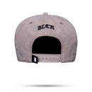 Boné Snapback Contour Suede Cinza Claro