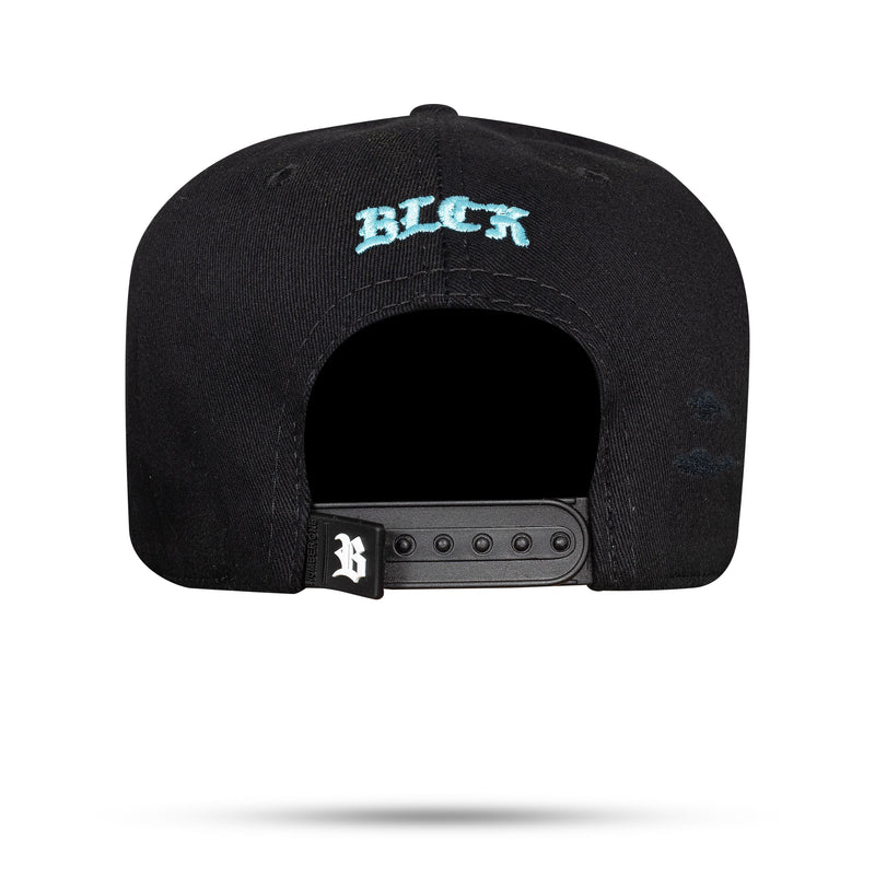 Boné Snapback Preto Zero Um Destroyer Azul