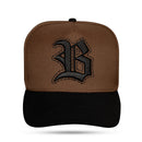 Boné Snapback Marrom Chocolate Angels